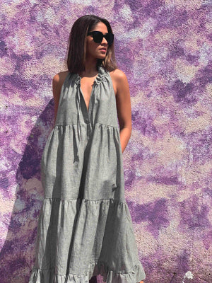 The Summer Love Dress - Grey